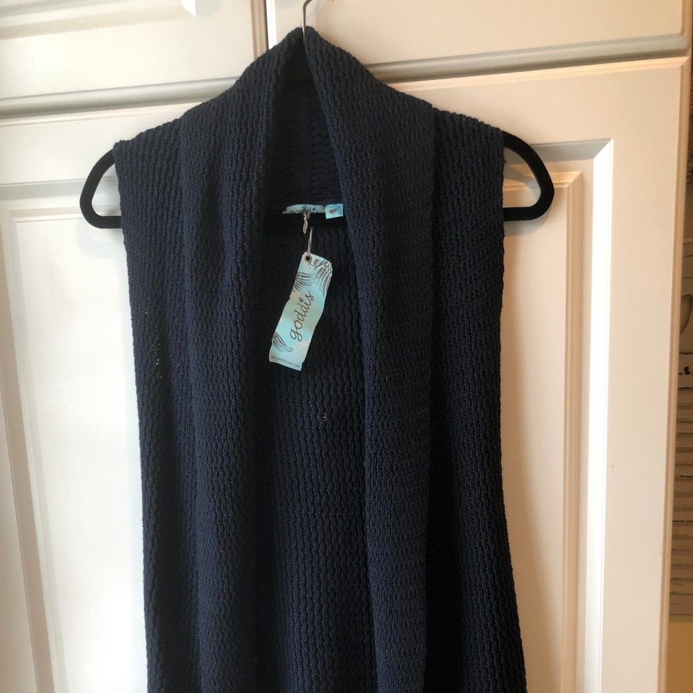 Goddis -  Cotton loose knit vest